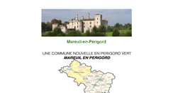 Desktop Screenshot of mareuil-en-perigord.fr